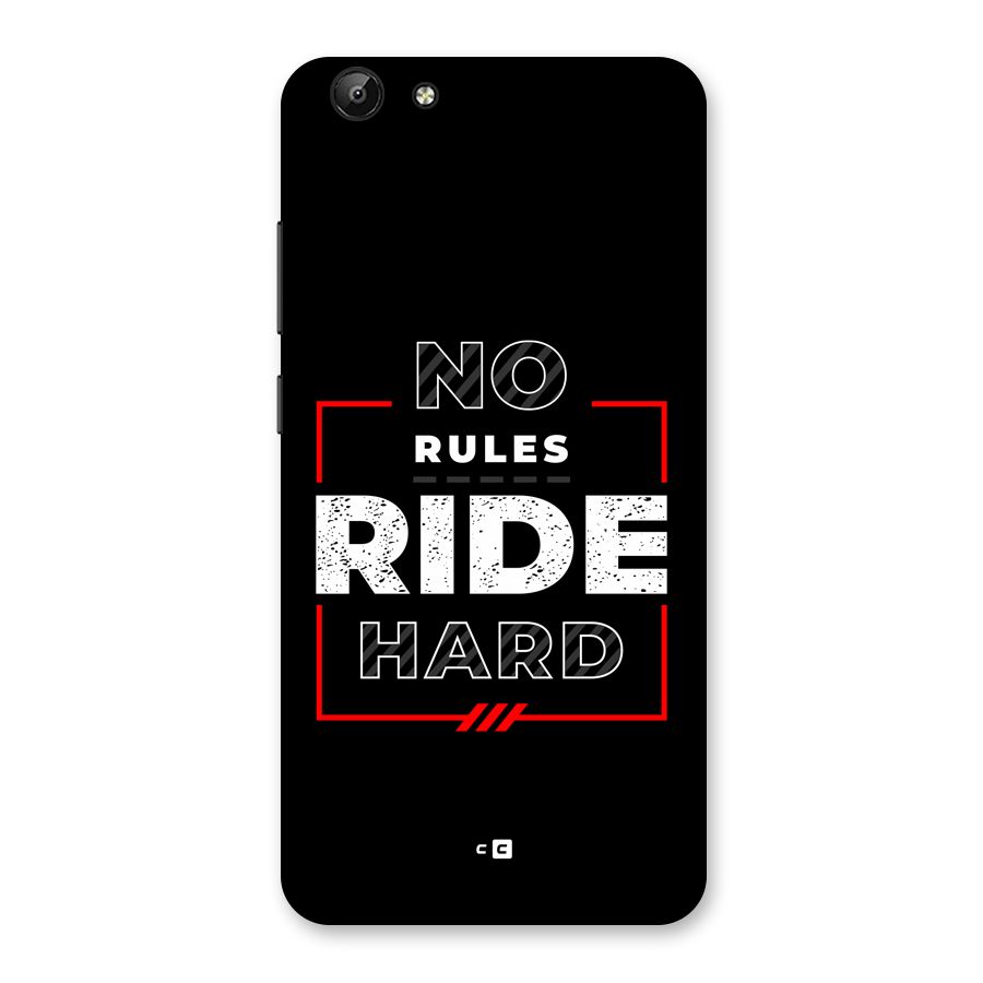 Rules Ride Hard Back Case for Vivo Y69