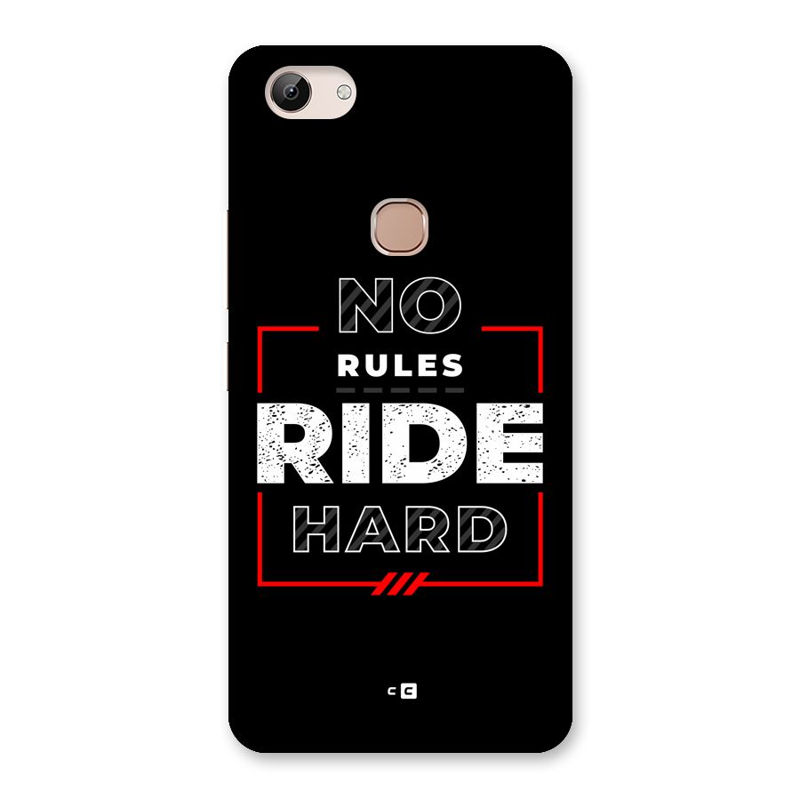 Rules Ride Hard Back Case for Vivo Y83
