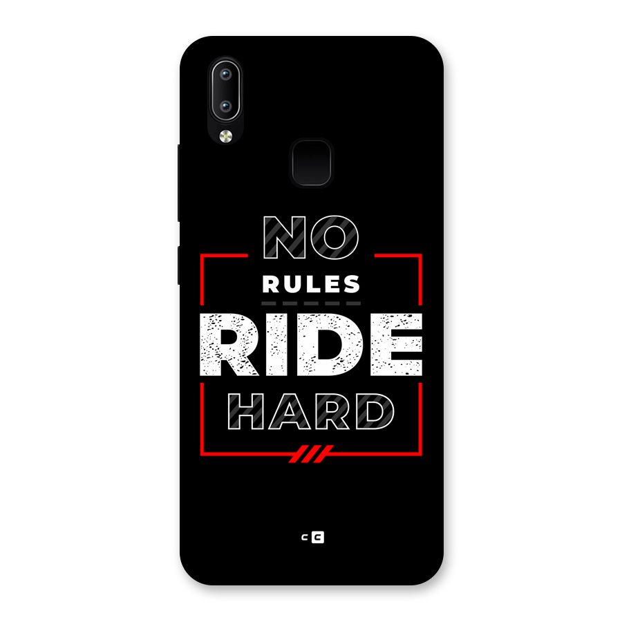 Rules Ride Hard Back Case for Vivo Y93