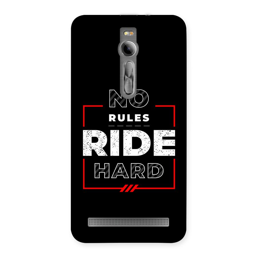 Rules Ride Hard Back Case for Zenfone 2