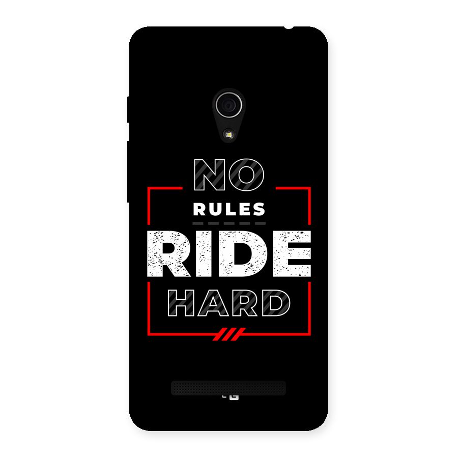 Rules Ride Hard Back Case for Zenfone 5
