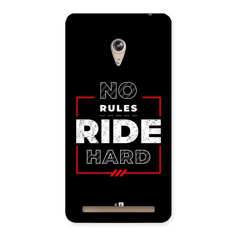 Rules Ride Hard Back Case for Zenfone 6