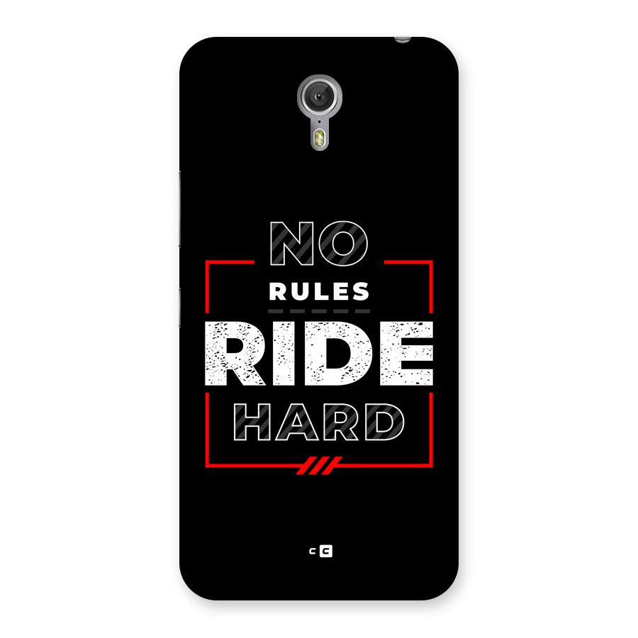 Rules Ride Hard Back Case for Zuk Z1