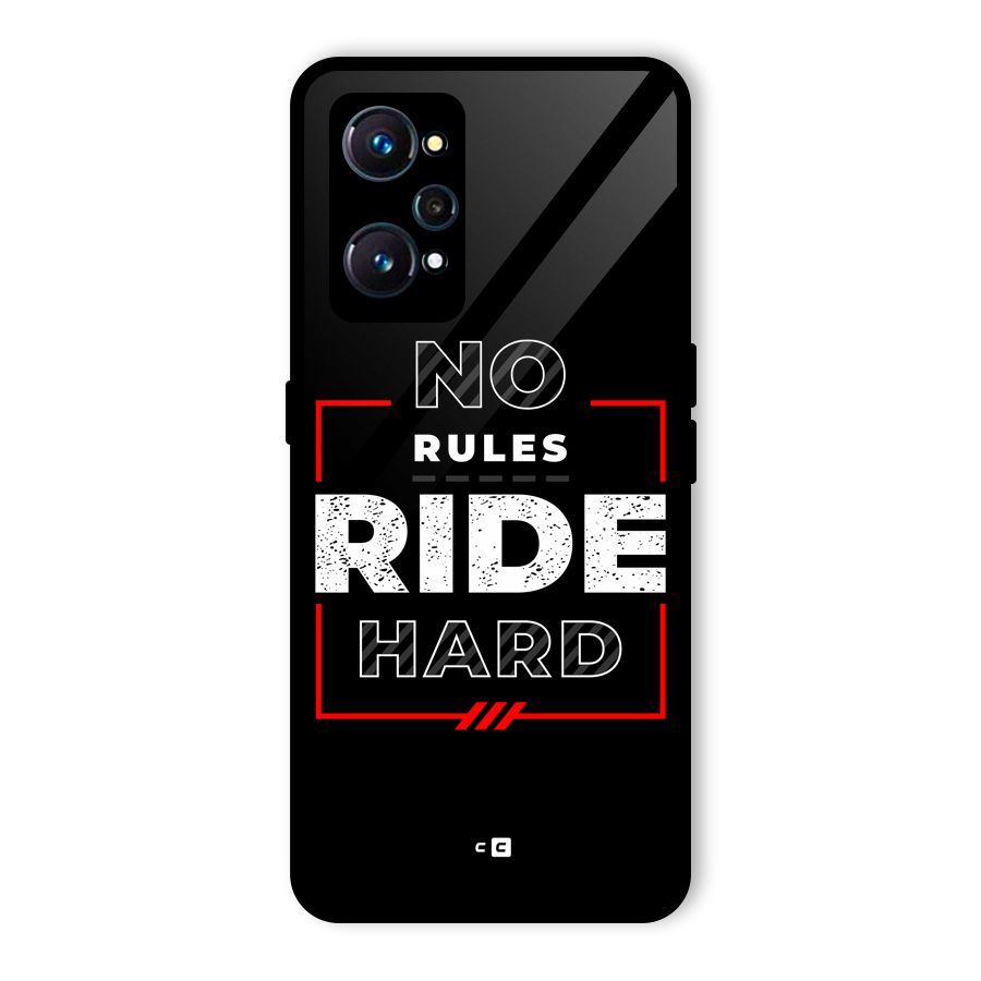 Rules Ride Hard Glass Back Case for Realme GT Neo2