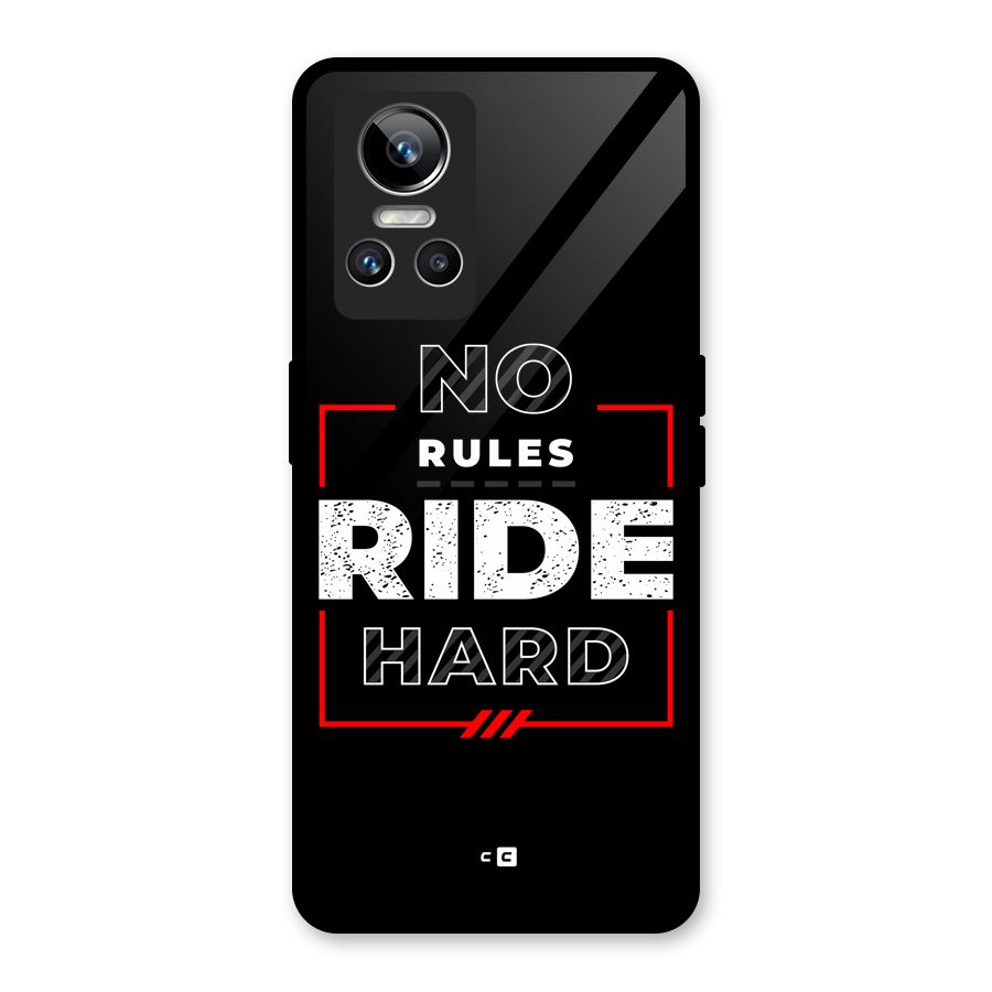 Rules Ride Hard Glass Back Case for Realme GT Neo 3