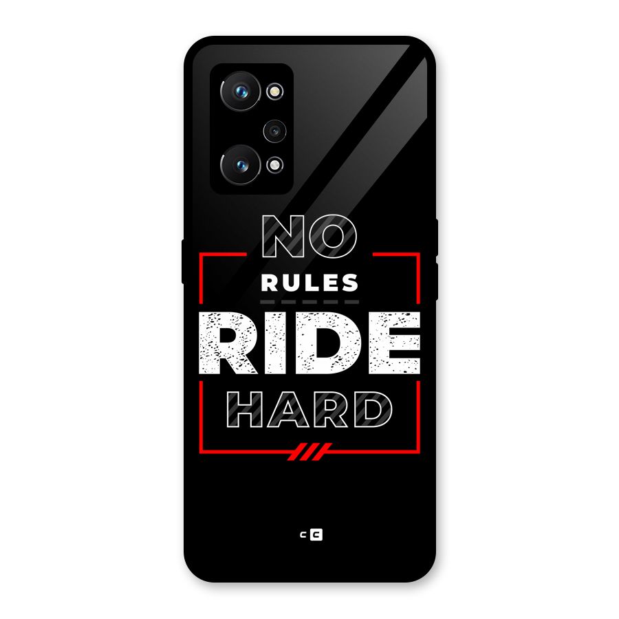 Rules Ride Hard Glass Back Case for Realme GT Neo 3T