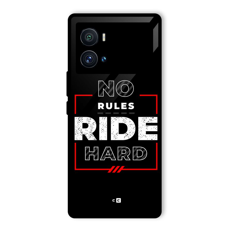 Rules Ride Hard Glass Back Case for Vivo iQOO 9 Pro