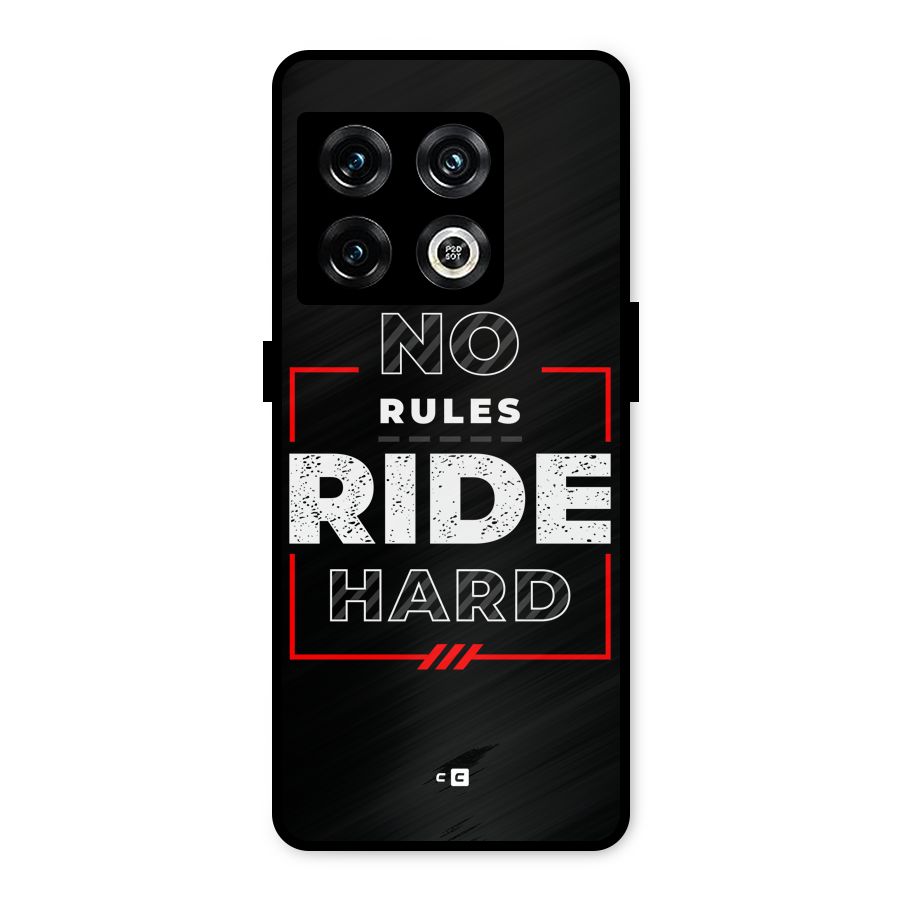 Rules Ride Hard Metal Back Case for OnePlus 10 Pro 5G