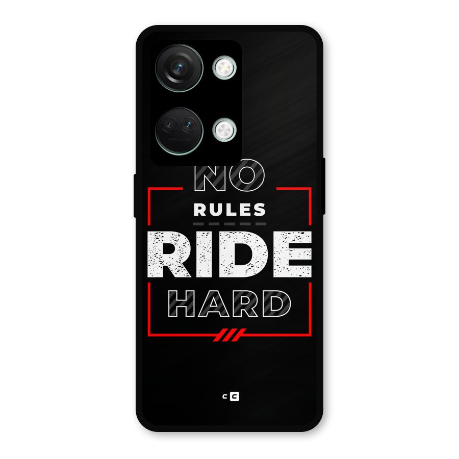 Rules Ride Hard Metal Back Case for OnePlus Nord 3