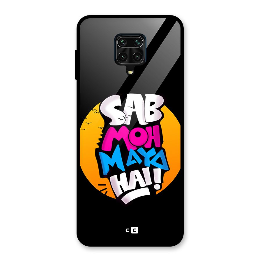 Sab Moh Maya Hai Glass Back Case for Poco M2 Pro