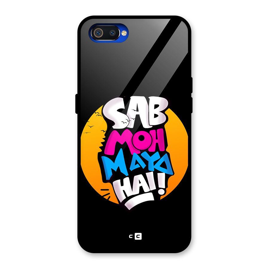 Sab Moh Maya Hai Glass Back Case for Realme C2