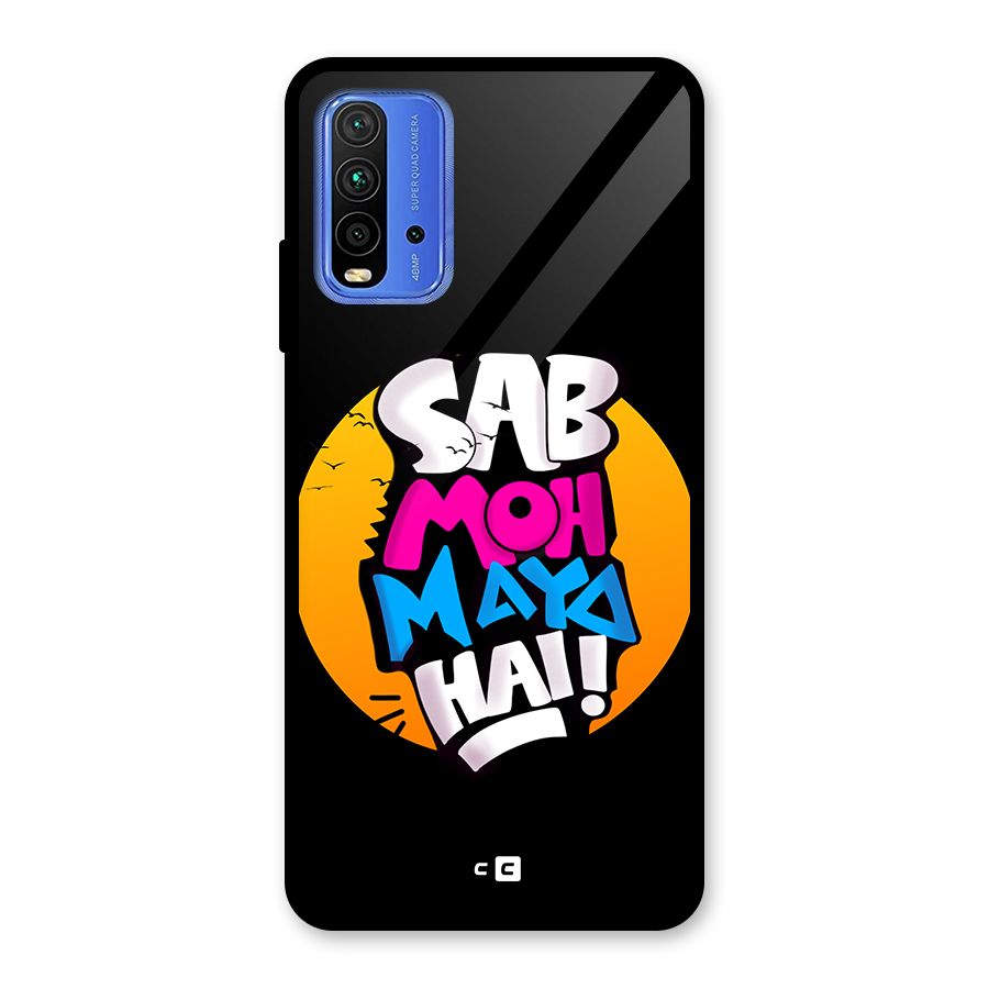 Sab Moh Maya Hai Glass Back Case for Redmi 9 Power