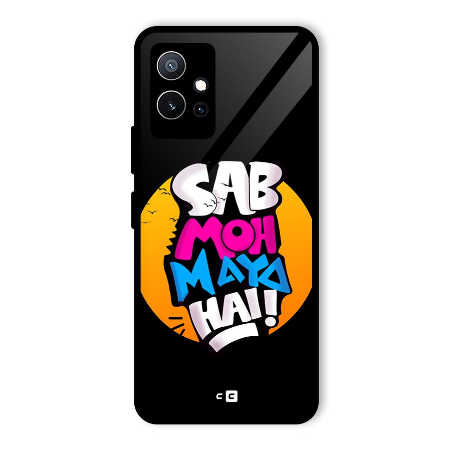 Sab Moh Maya Hai Glass Back Case for Vivo Y75 5G