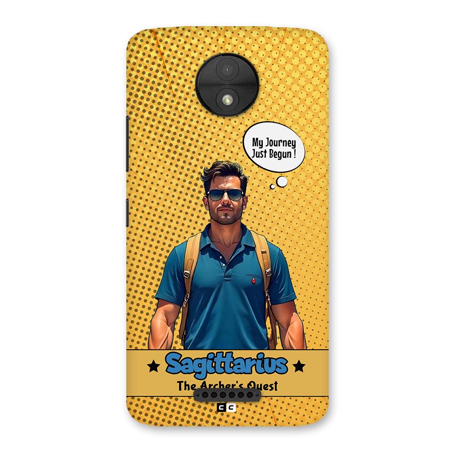 Sagittarius Quest Back Case for Moto C