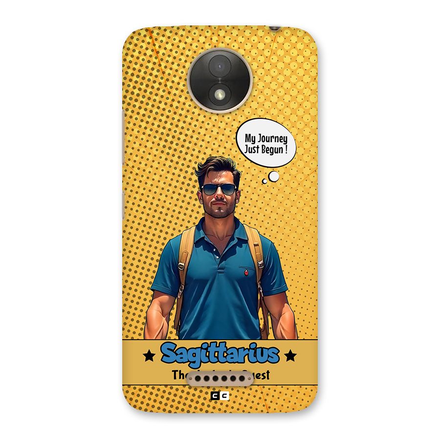 Sagittarius Quest Back Case for Moto C Plus