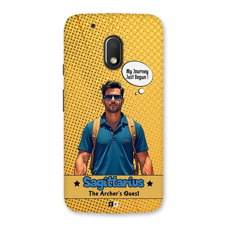 Sagittarius Quest Back Case for Moto G4 Play