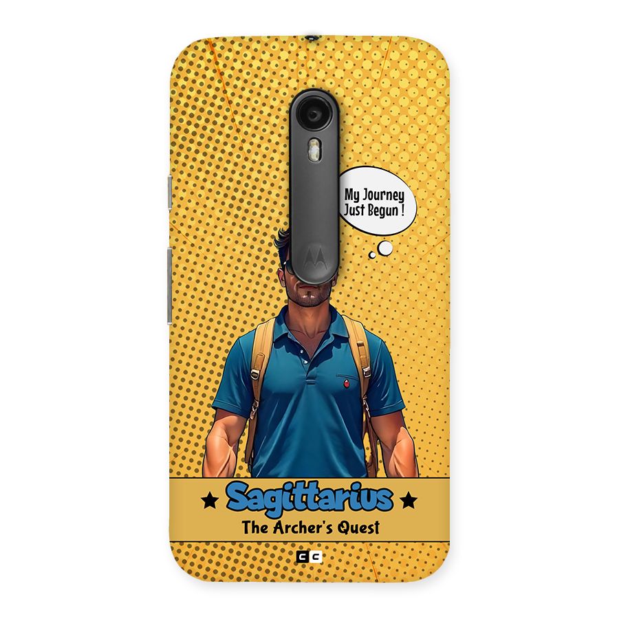 Sagittarius Quest Back Case for Moto G Turbo