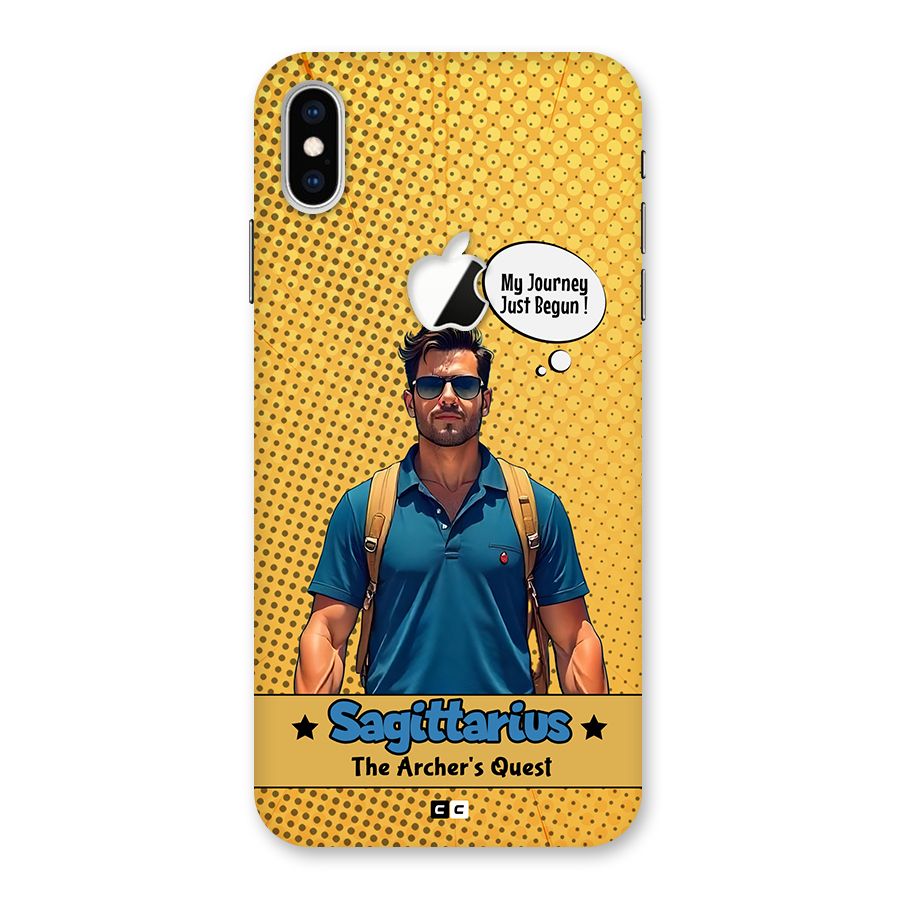 Sagittarius Quest Back Case for iPhone XS Max Apple Cut