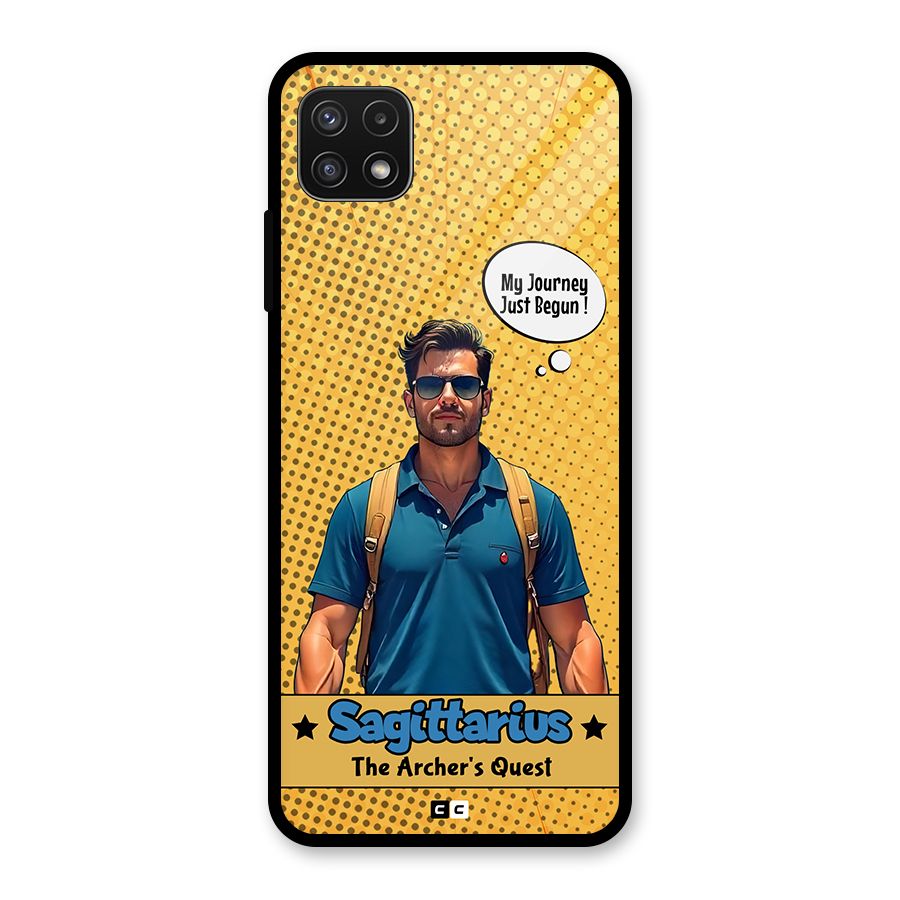 Sagittarius Quest Glass Back Case for Galaxy A22 5G