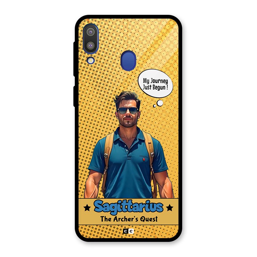 Sagittarius Quest Glass Back Case for Galaxy M20