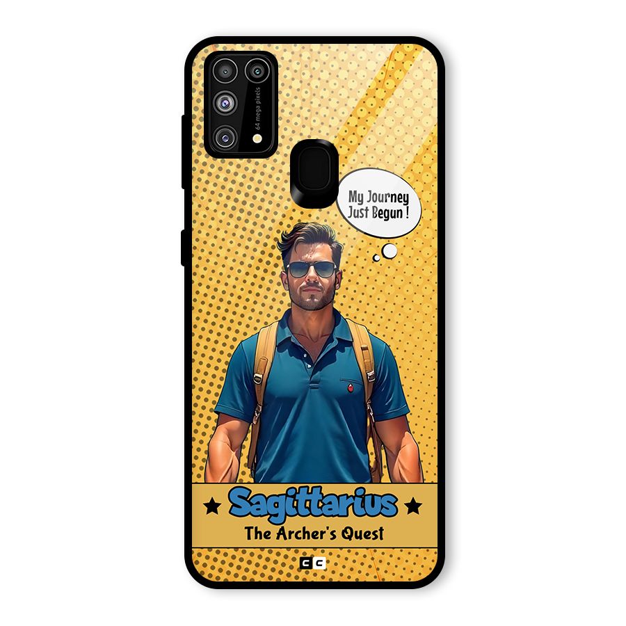 Sagittarius Quest Glass Back Case for Galaxy M31