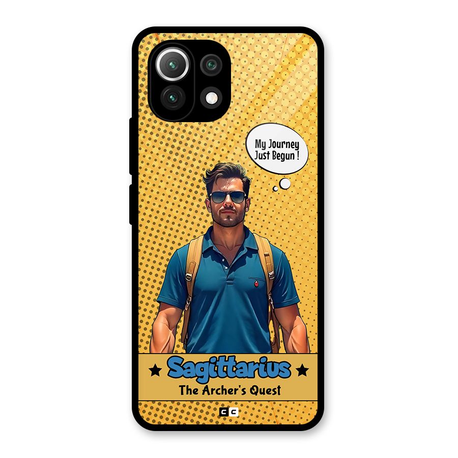 Sagittarius Quest Glass Back Case for Mi 11 Lite NE 5G