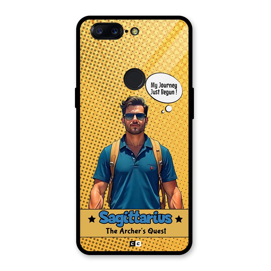 Sagittarius Quest Glass Back Case for OnePlus 5T
