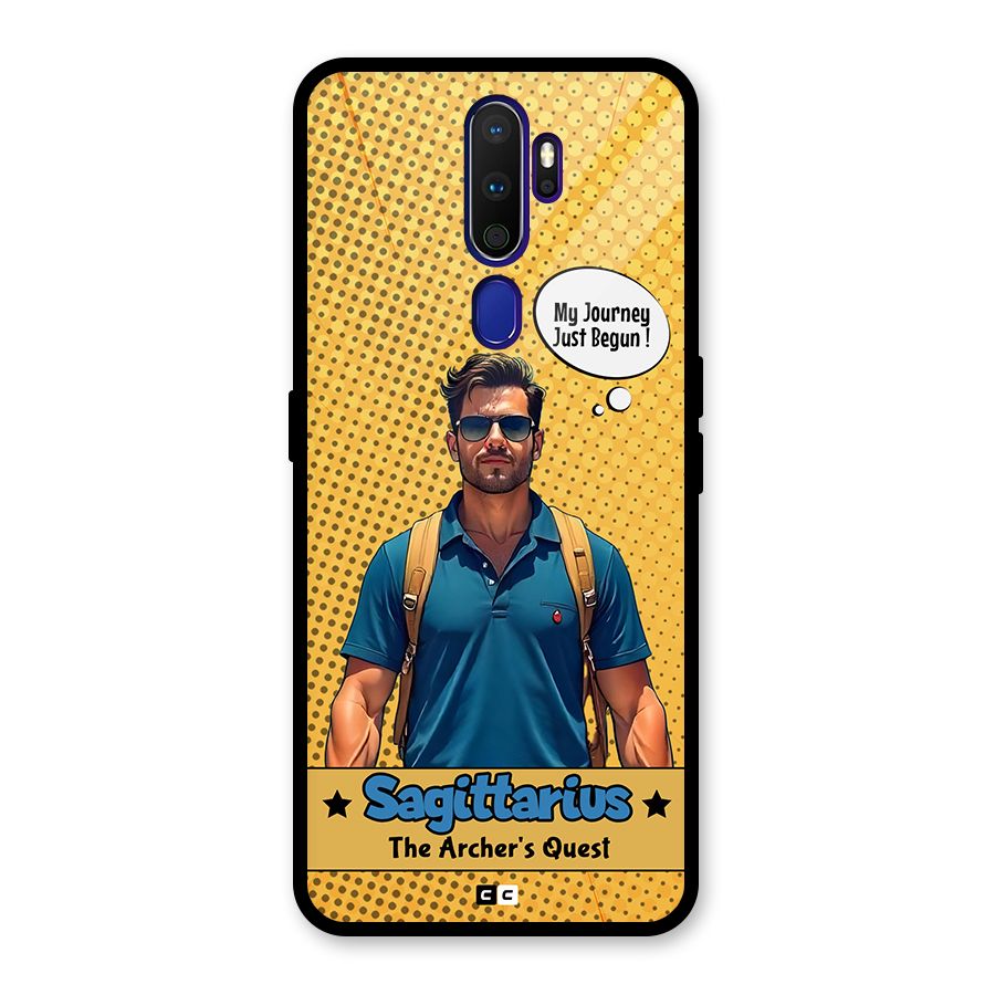 Sagittarius Quest Glass Back Case for Oppo A9 (2020)