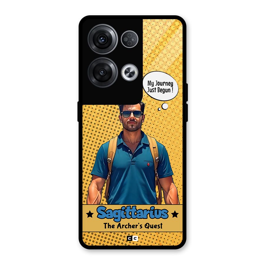 Sagittarius Quest Glass Back Case for Oppo Reno8 Pro 5G