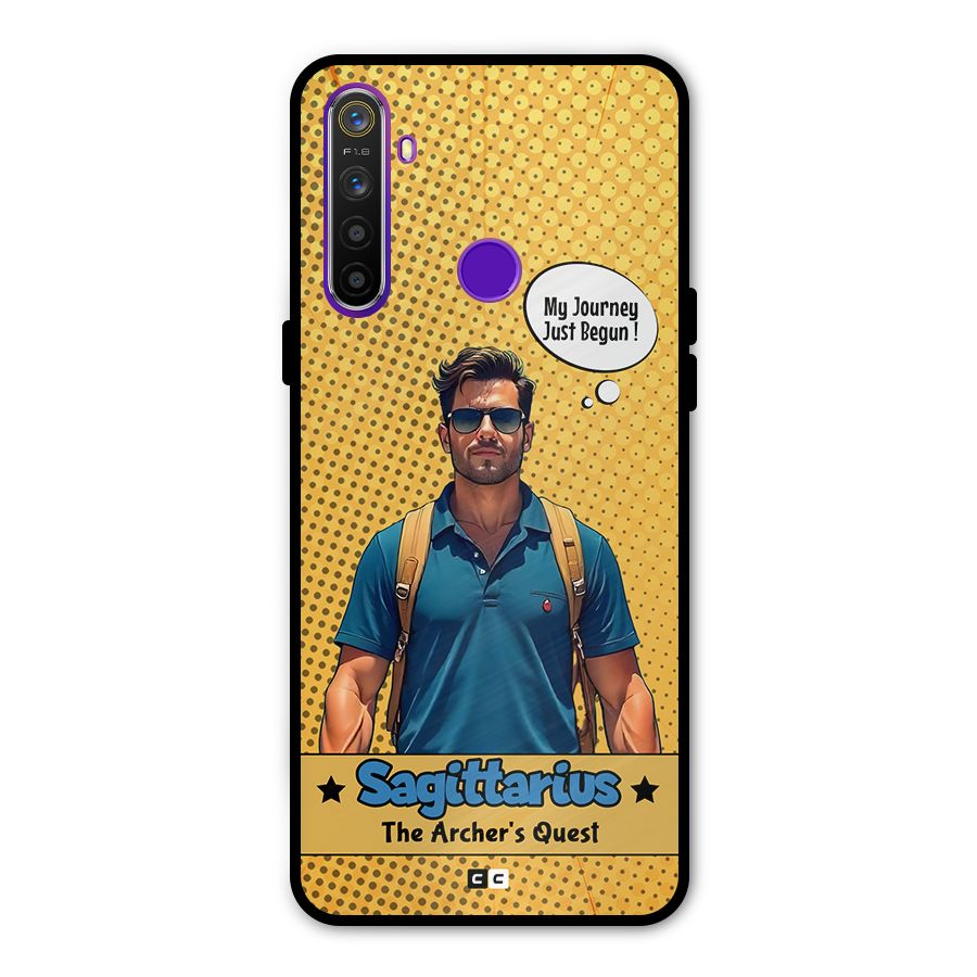 Sagittarius Quest Glass Back Case for Realme 5s
