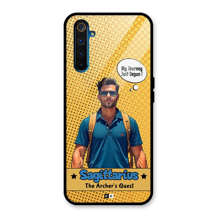 Sagittarius Quest Glass Back Case for Realme 6 Pro
