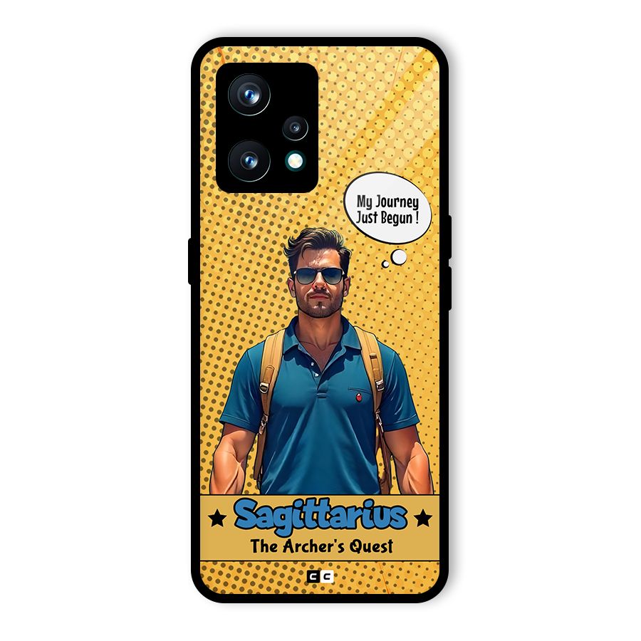 Sagittarius Quest Glass Back Case for Realme 9 Pro Plus 5G