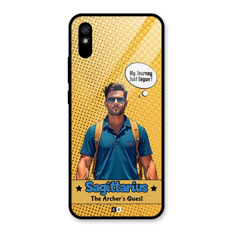 Sagittarius Quest Glass Back Case for Redmi 9i