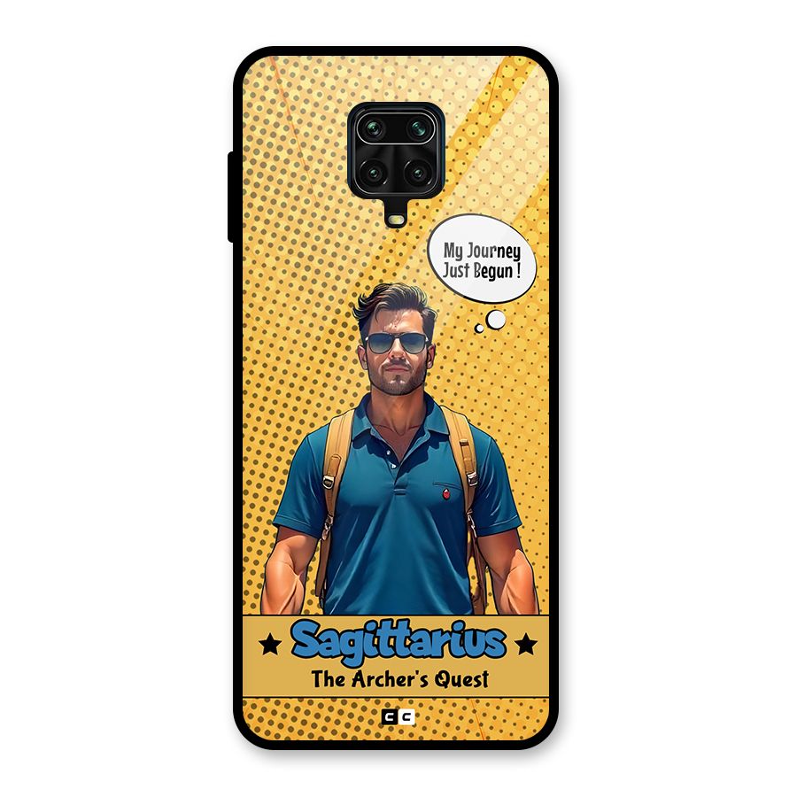 Sagittarius Quest Glass Back Case for Redmi Note 10 Lite