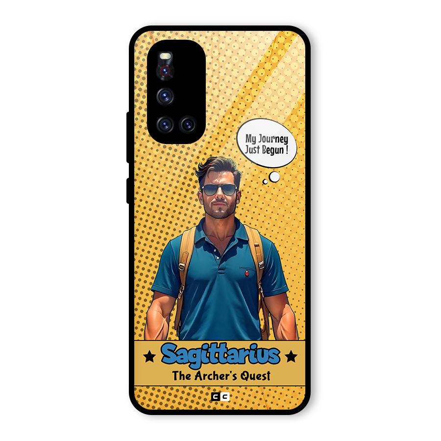 Sagittarius Quest Glass Back Case for Vivo V19