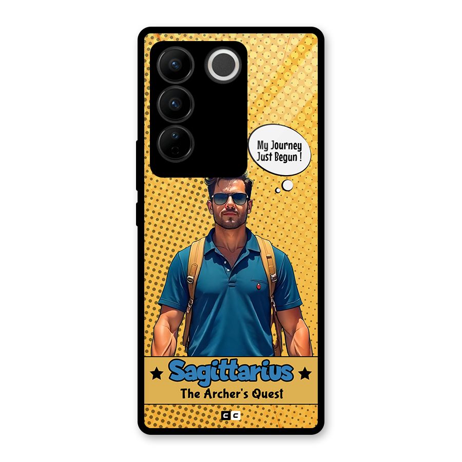 Sagittarius Quest Glass Back Case for Vivo V27