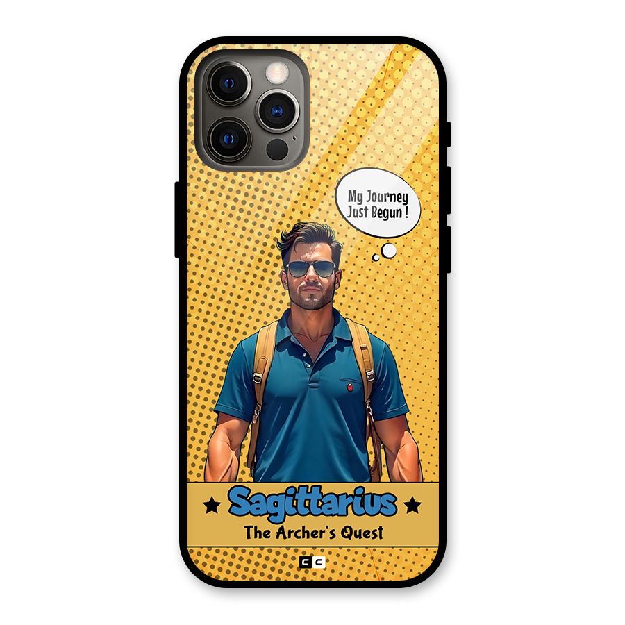 Sagittarius Quest Glass Back Case for iPhone 12 Pro