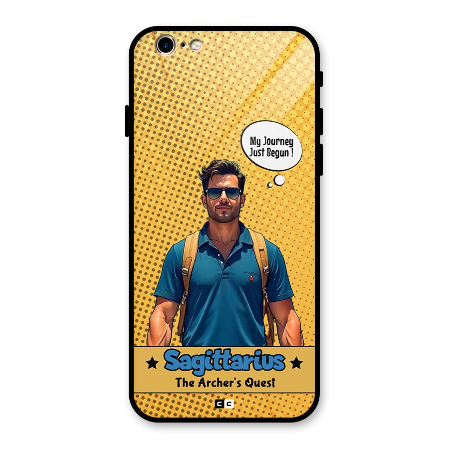 Sagittarius Quest Glass Back Case for iPhone 6 6S