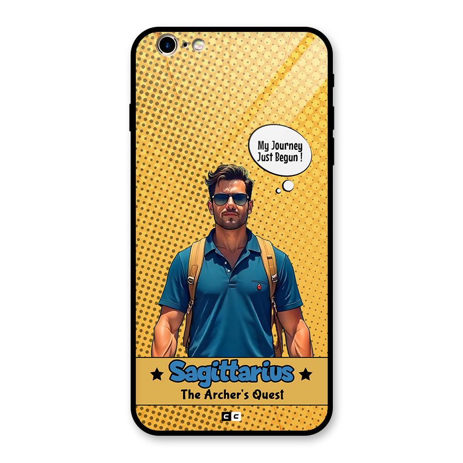 Sagittarius Quest Glass Back Case for iPhone 6 Plus 6S Plus