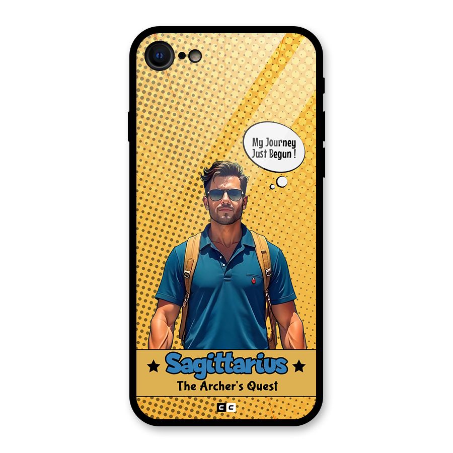 Sagittarius Quest Glass Back Case for iPhone 7