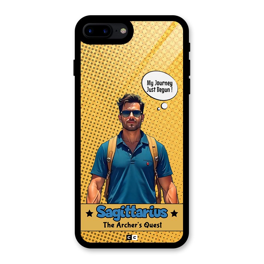Sagittarius Quest Glass Back Case for iPhone 8 Plus