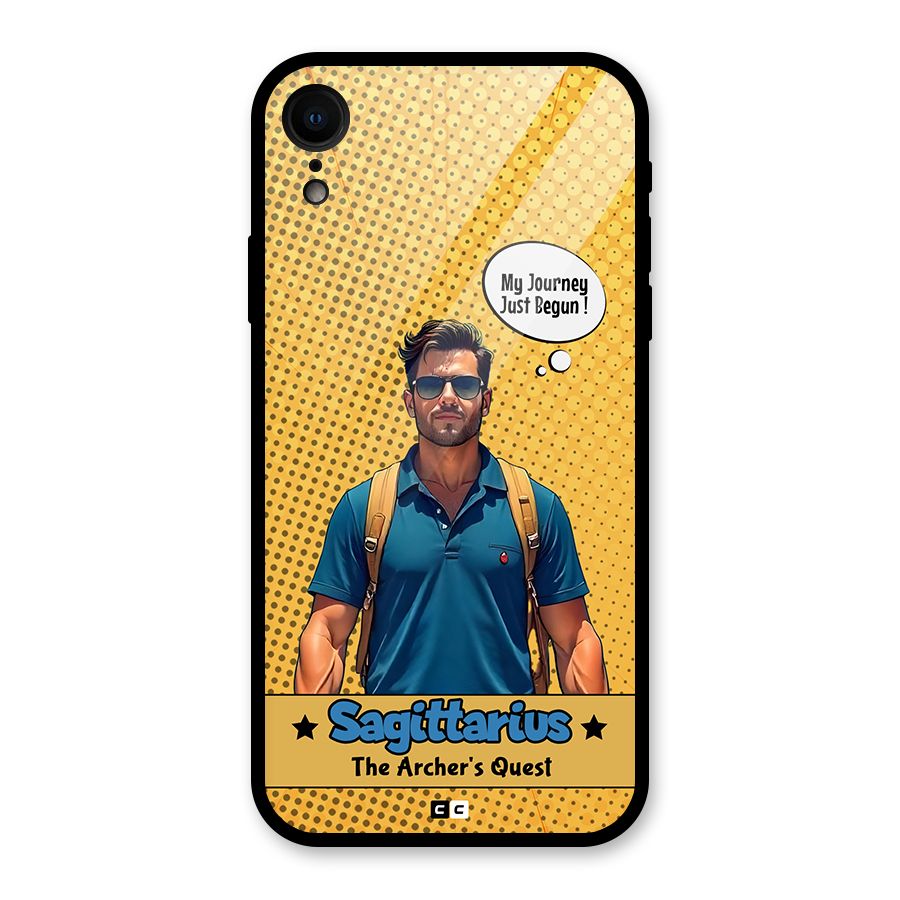 Sagittarius Quest Glass Back Case for iPhone XR