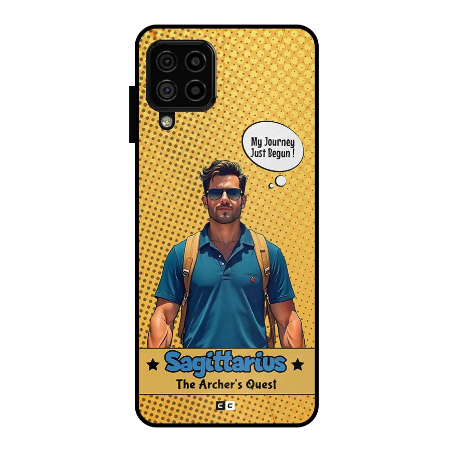 Sagittarius Quest Metal Back Case for Galaxy A22 4G