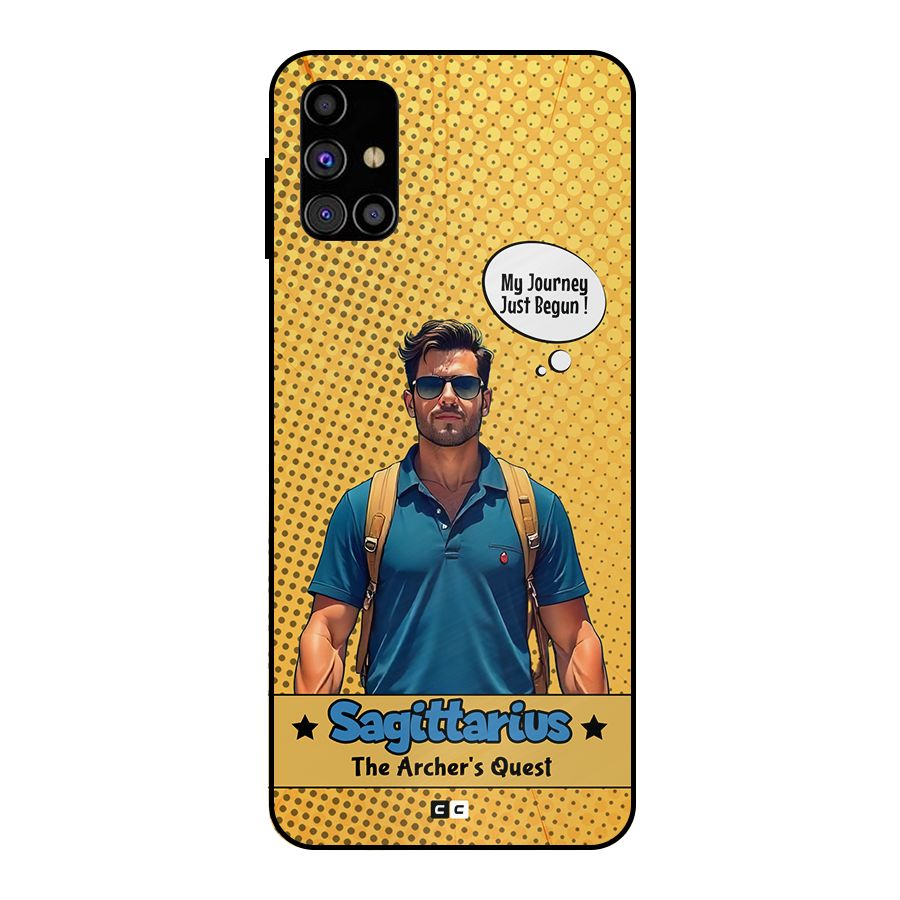 Sagittarius Quest Metal Back Case for Galaxy M31s