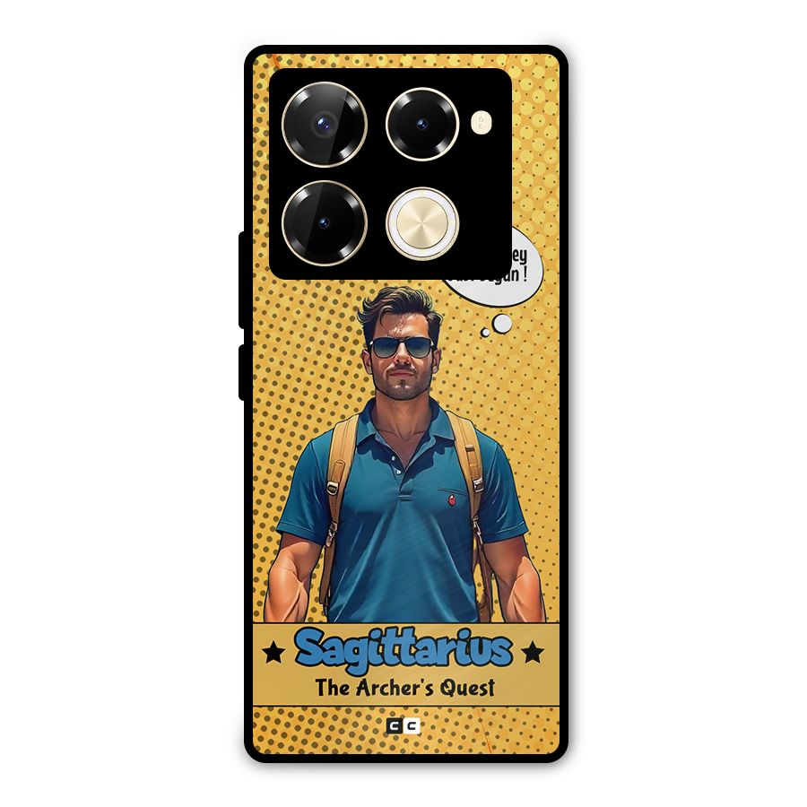 Sagittarius Quest Metal Back Case for Infinix Note 40 Pro