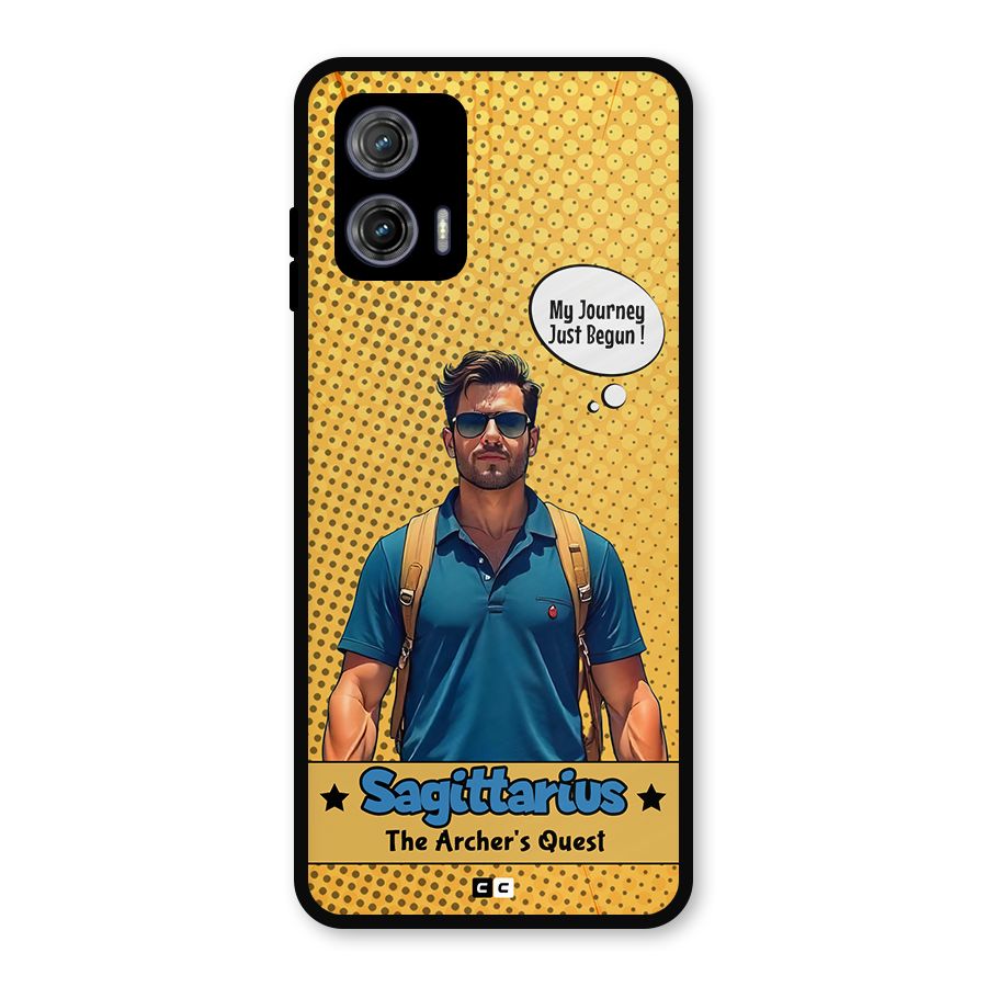 Sagittarius Quest Metal Back Case for Moto G73