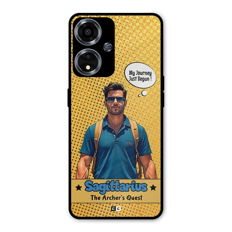 Sagittarius Quest Metal Back Case for Oppo A59