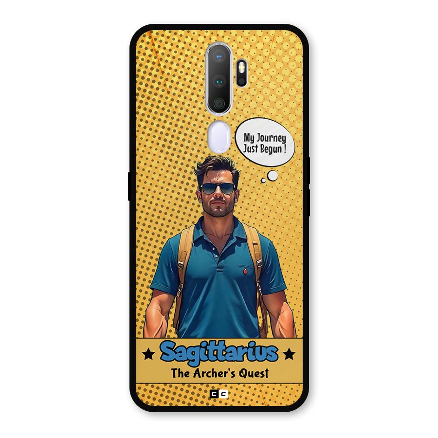 Sagittarius Quest Metal Back Case for Oppo A9 (2020)