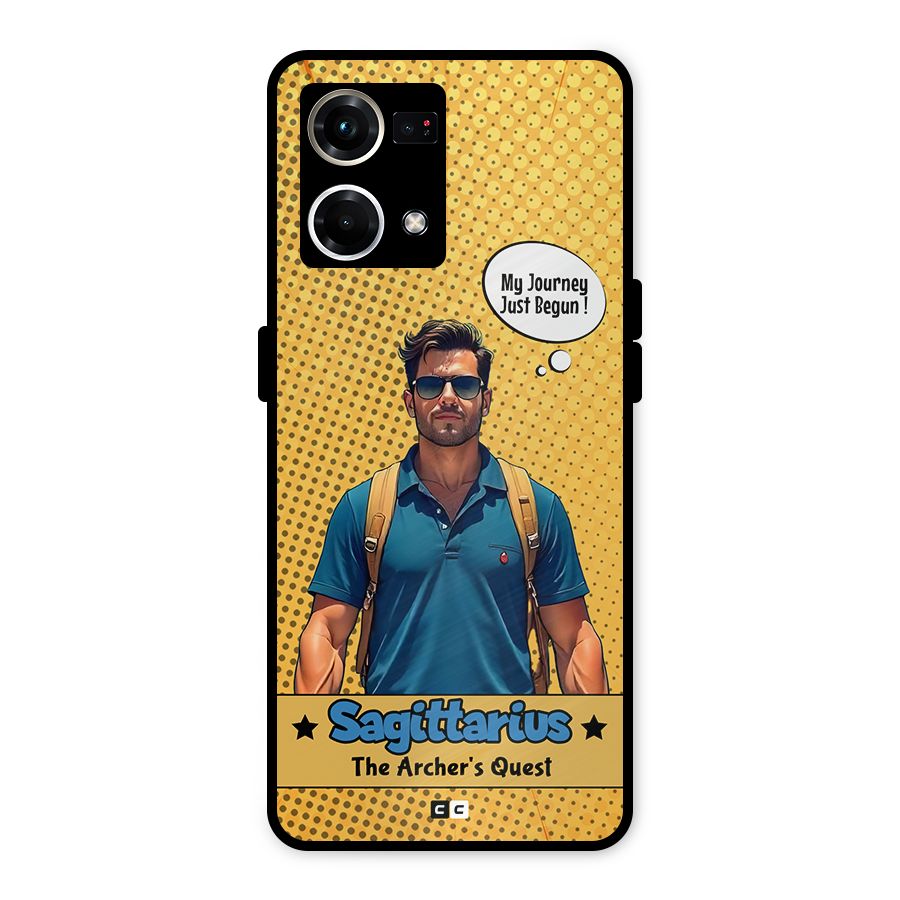 Sagittarius Quest Metal Back Case for Oppo F21 Pro 4G