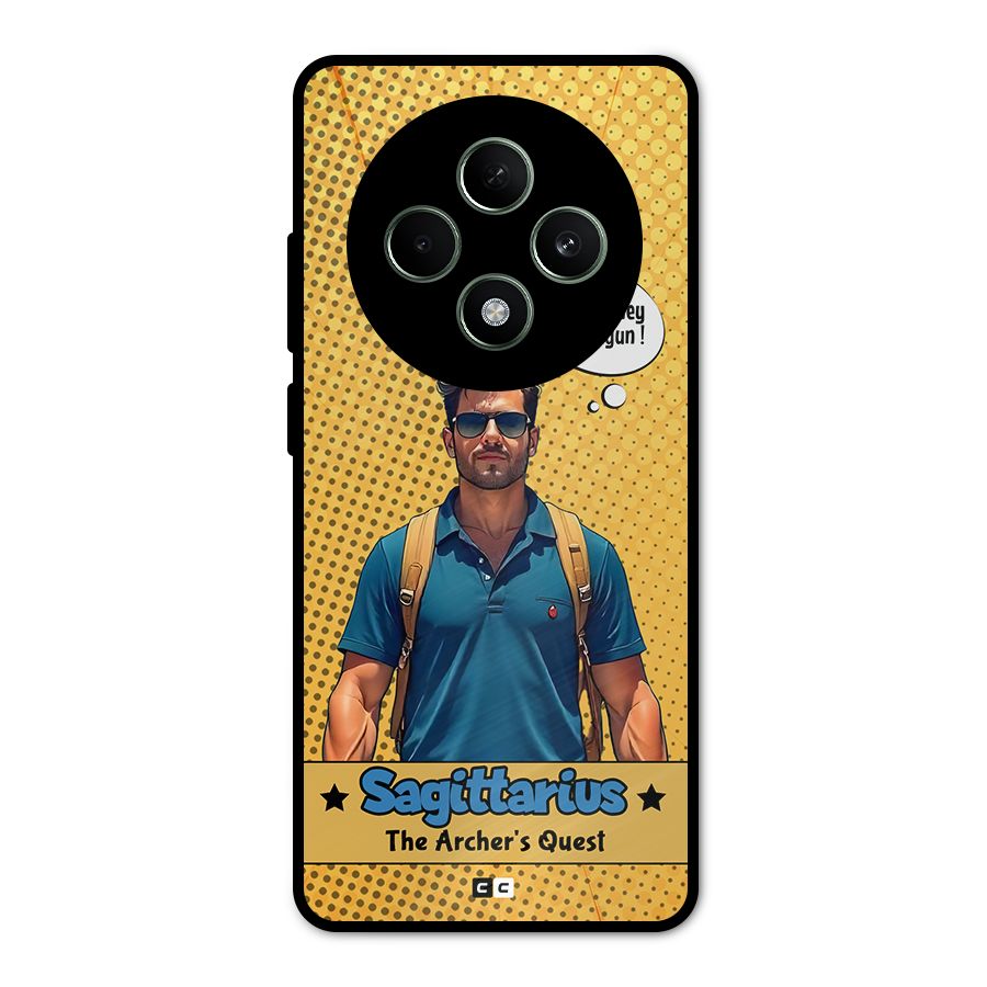 Sagittarius Quest Metal Back Case for Oppo F27